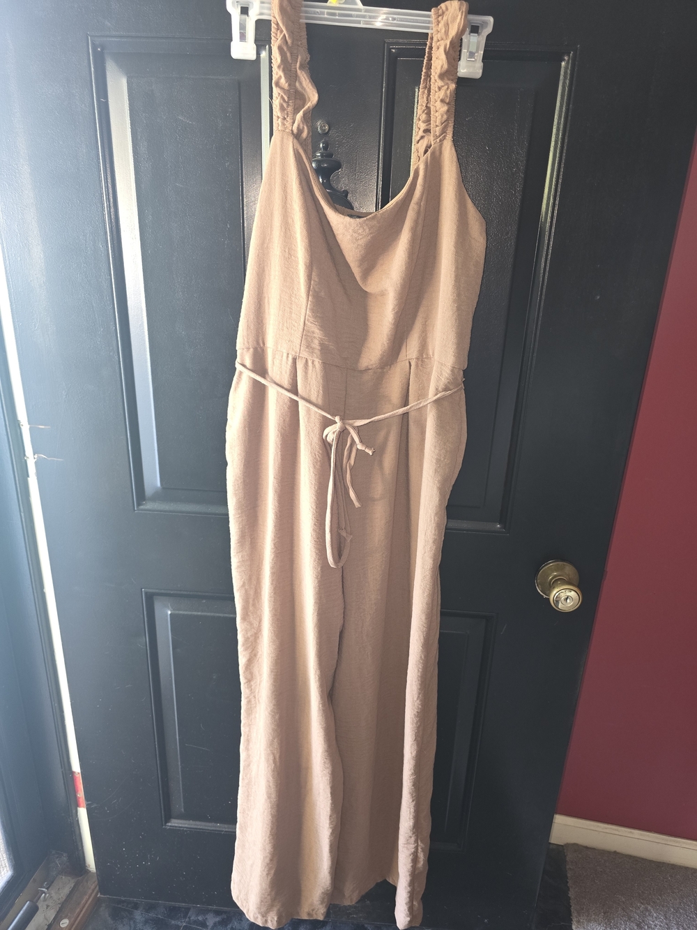 Lily Rose Large Tan Jumpsuit